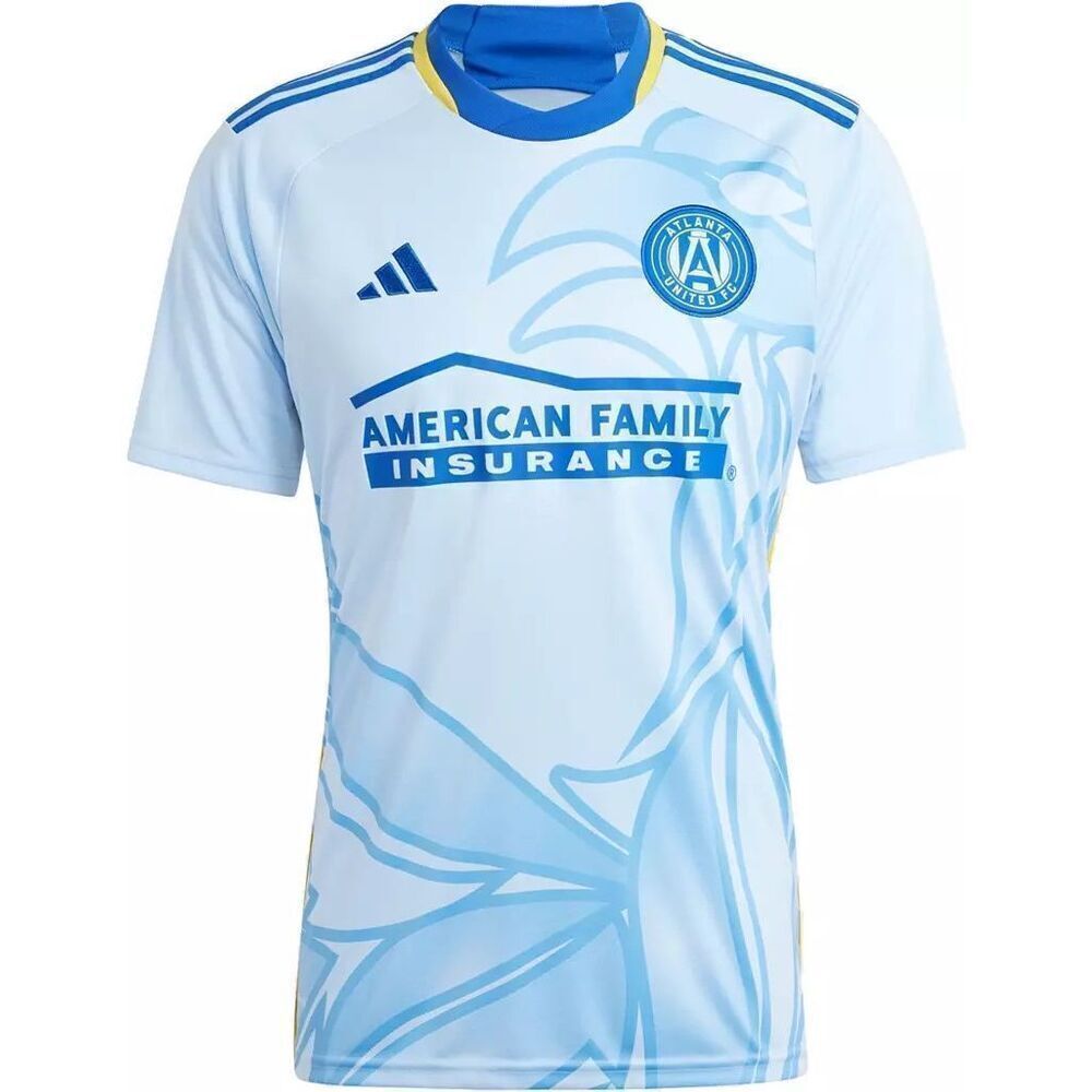 Adidas NWT Atlanta United 2024 Secondary Replica Jersey Blue Medium